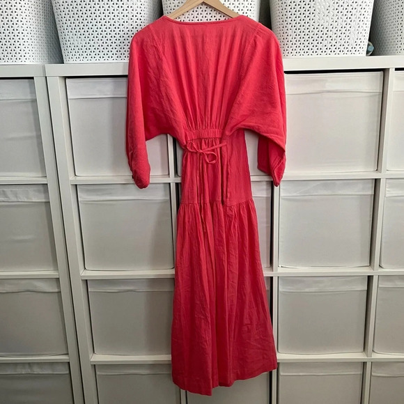 Free People On The Move Midi Dress in Pink - Picture 4 of 4